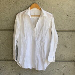 Gap Linen Long Sleeve Top